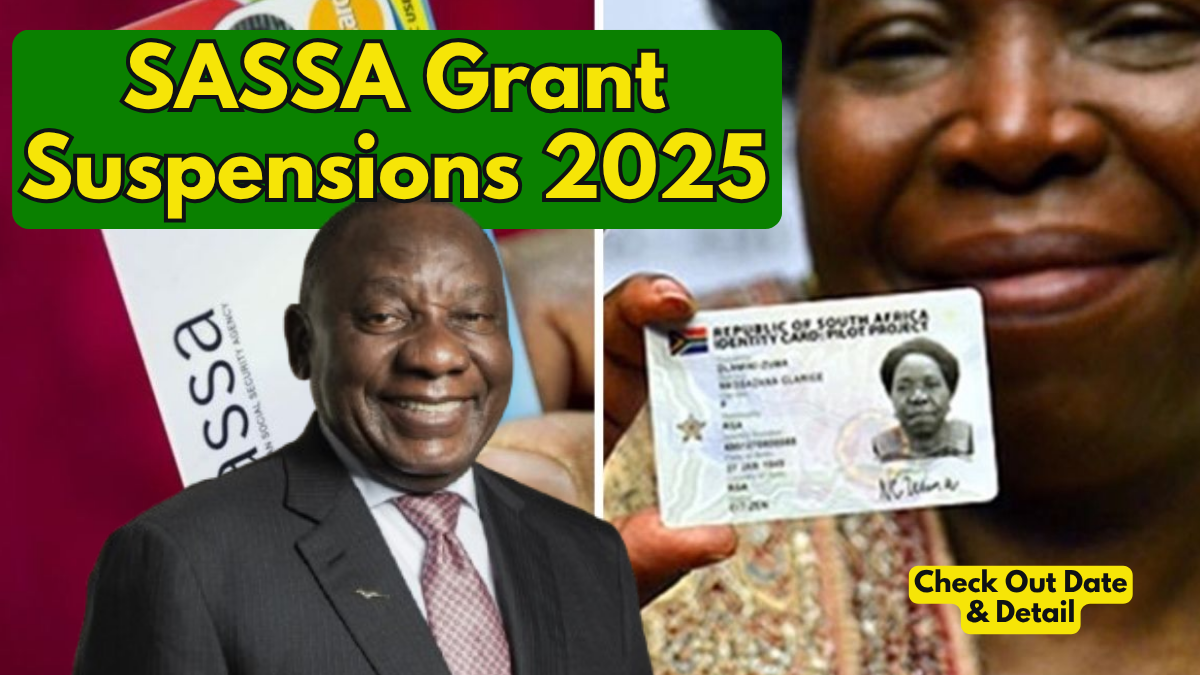 SASSA Grant Suspensions Before November 5, 2025