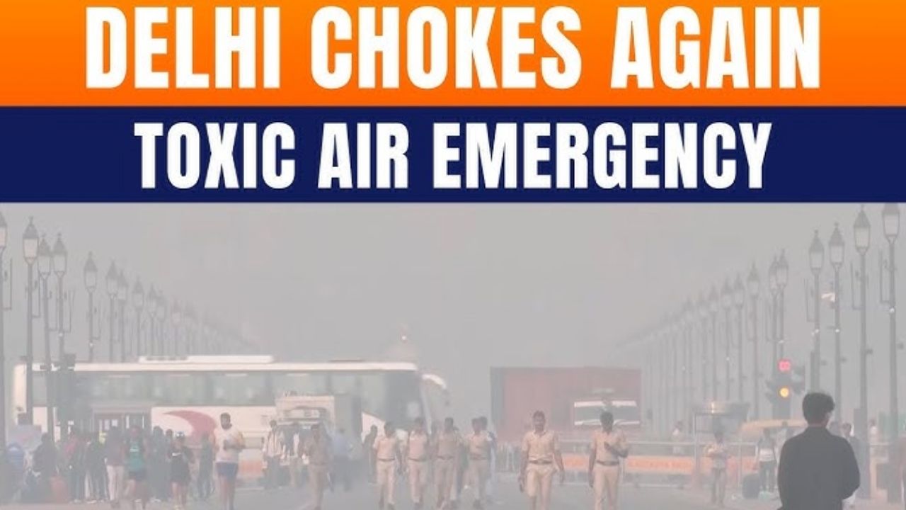 Delhi NCR Turns Into A Gas Chamber Again As AQI Crosses 400