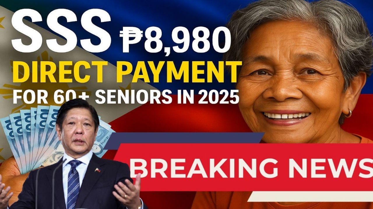 SSS ₱8,980 Direct Payment For Seniors 2025: Eligibility, Requirements, Claim Steps, Timelines