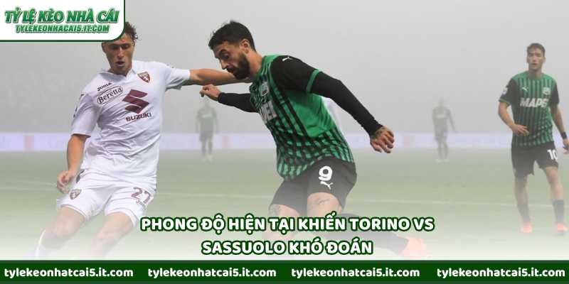 Phong độ hiện tại khiến Torino vs Sassuolo khó đoán
